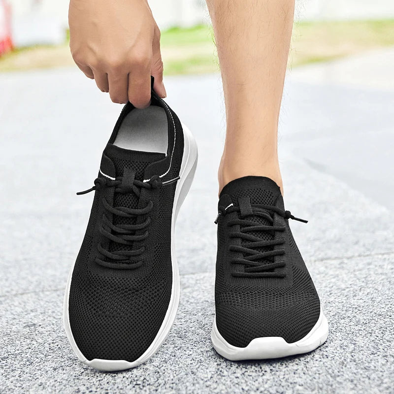 Sportschuhe mit 6 cm Erhöhung und anatomischer Unterstützung