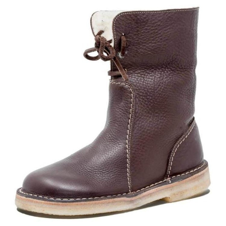 Bequeme Damen-Winterstiefel mit Wollfutter – Für warme & entspannte Füße