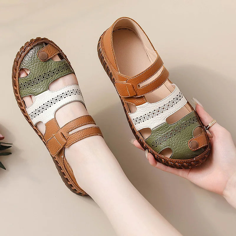 Bequeme Damenschuhe mit Weicher Sohle und runder Zehenform