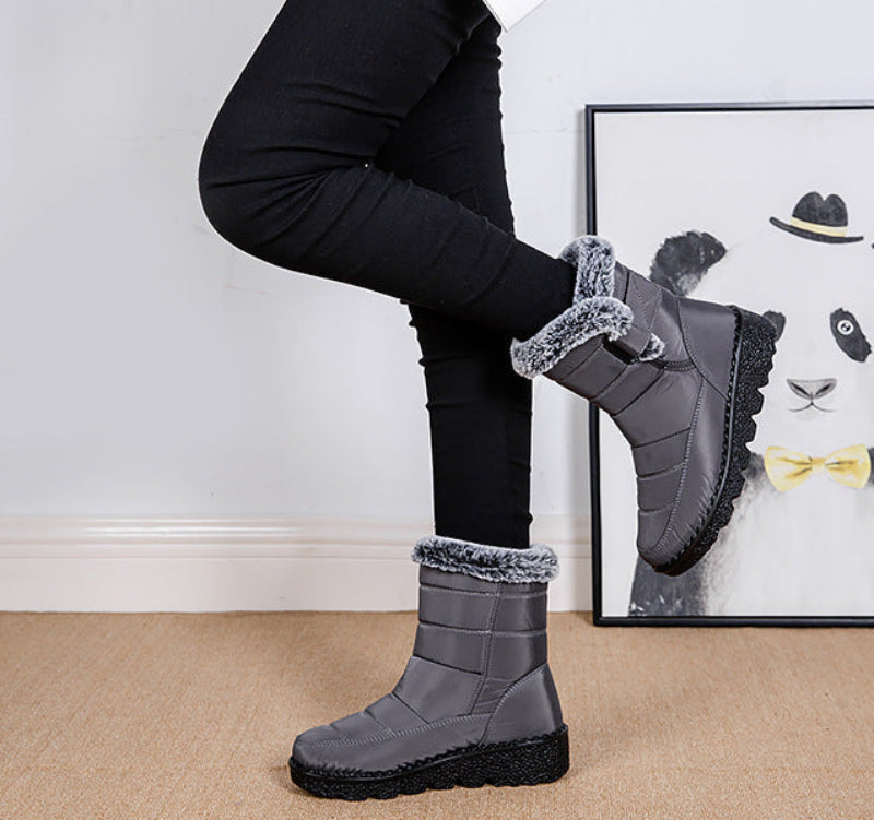 Druckfreie Winterstiefel mit elegantem Design – Für empfindliche Füße & Ballenzehen