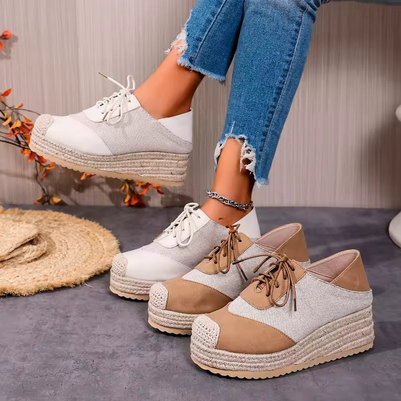 Orthopädische Damen-Sneaker im Espadrilles-Stil