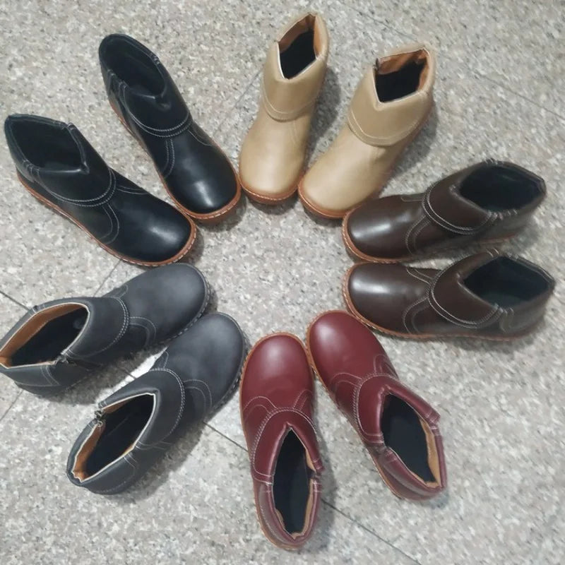 Damen Bunionfreundliche Winterschuhe Knöchelhoch Wasserdicht