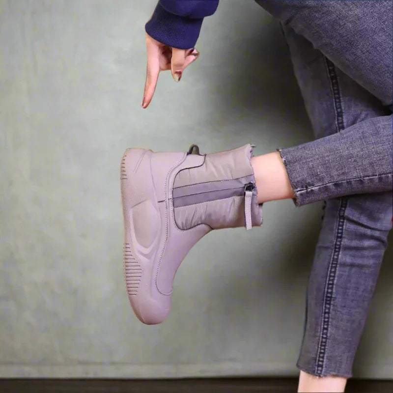 Trendige Schnee-Boots für Damen – Mit dicker Plattform & rutschfester Sohle