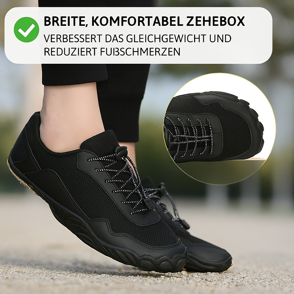Barfuß-Sneaker mit Zehenfreiheit – Wolkenkomfort für Hallux-Füße