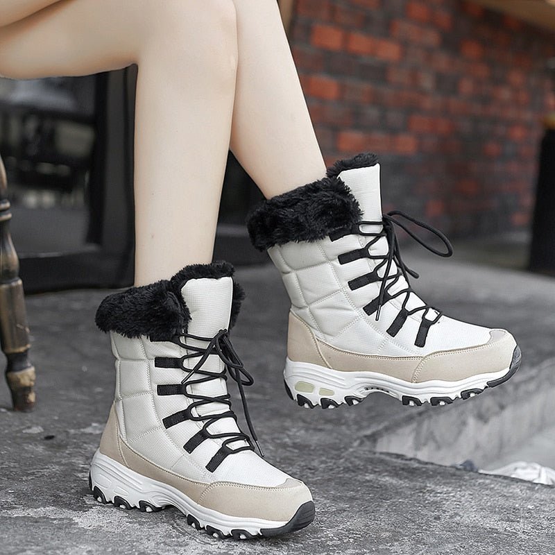 Thermostiefel für Damen – Wasserdicht & mit orthopädischem Fußbett