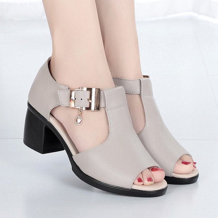 Orthopädische Ledersandalen für Damen –  Weich, bequem & fußfreundlich