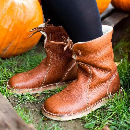 Bequeme Damen-Winterstiefel mit Wollfutter – Für warme & entspannte Füße