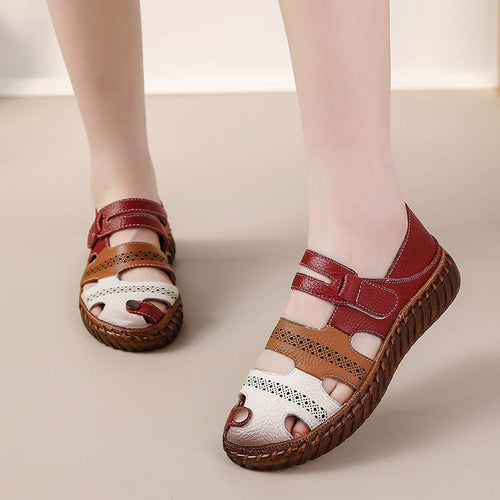Bequeme Damenschuhe mit Weicher Sohle und runder Zehenform