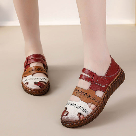 Bequeme Damenschuhe mit Weicher Sohle und runder Zehenform