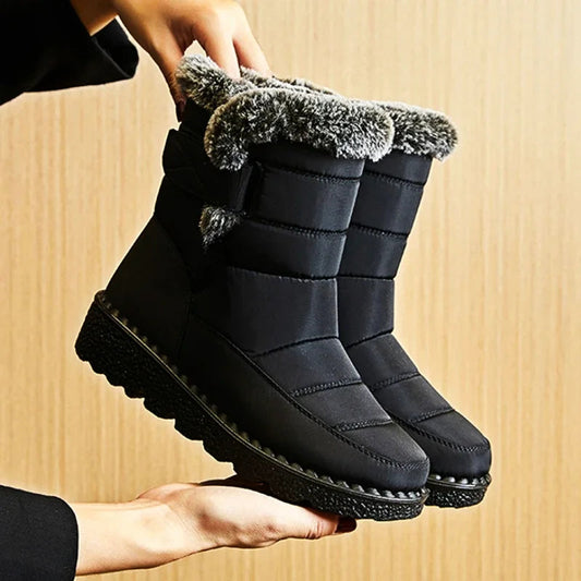 Druckfreie Winterstiefel mit elegantem Design – Für empfindliche Füße & Ballenzehen