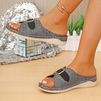 Bequeme orthopädische Sandalen für Damen gegen Ballenzehen