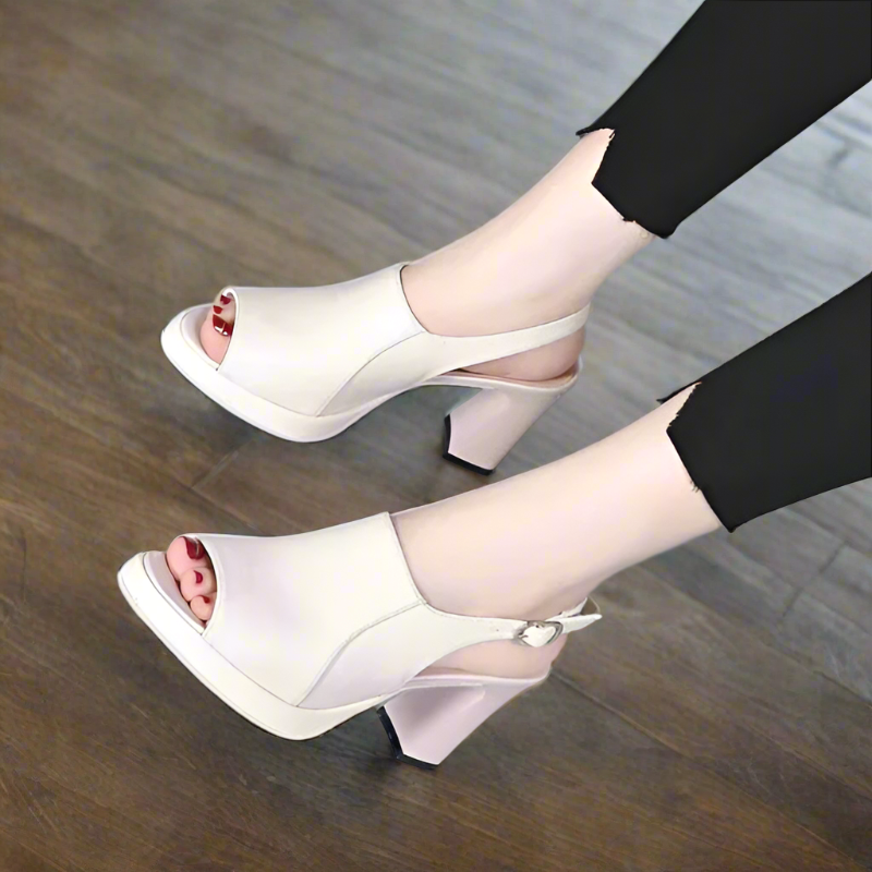 Bequeme Sandalen mit mittlerem Absatz – Für empfindliche Füße und einen stylischen Look