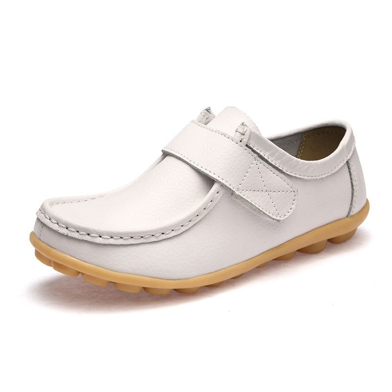 Orthopädische Lederloafer Damen Mit Klettverschluss