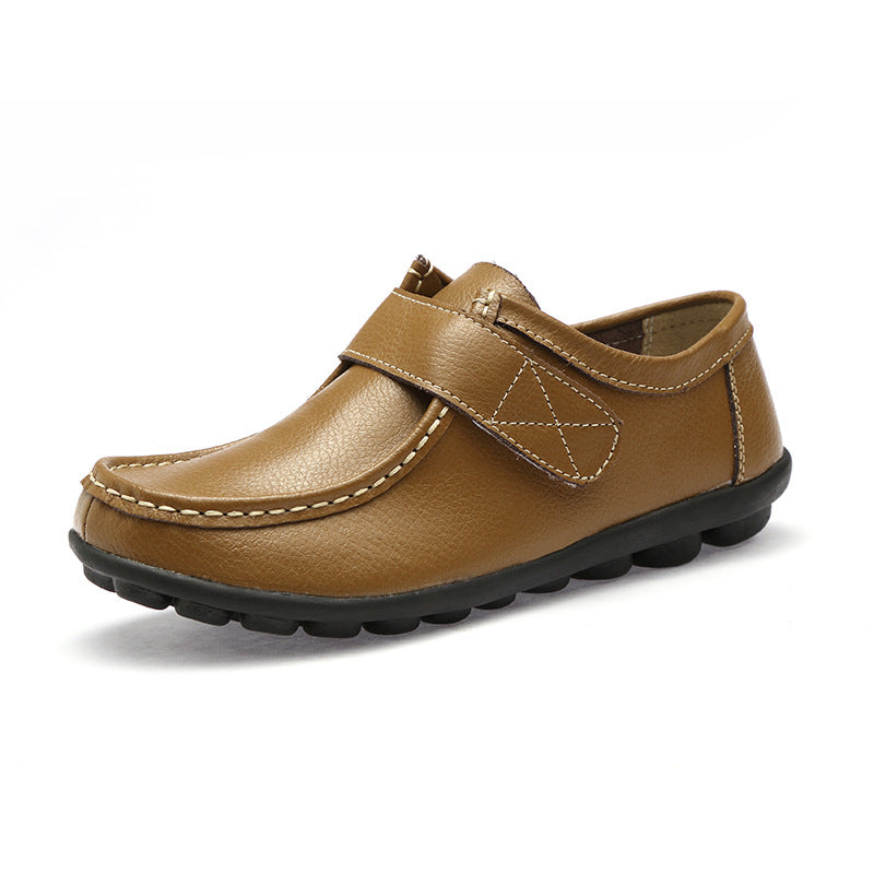 Orthopädische Lederloafer Damen Mit Klettverschluss