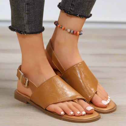 Bequeme Dress-Sandalen für Damen – Niedriger Absatz & Hallux-Komfort