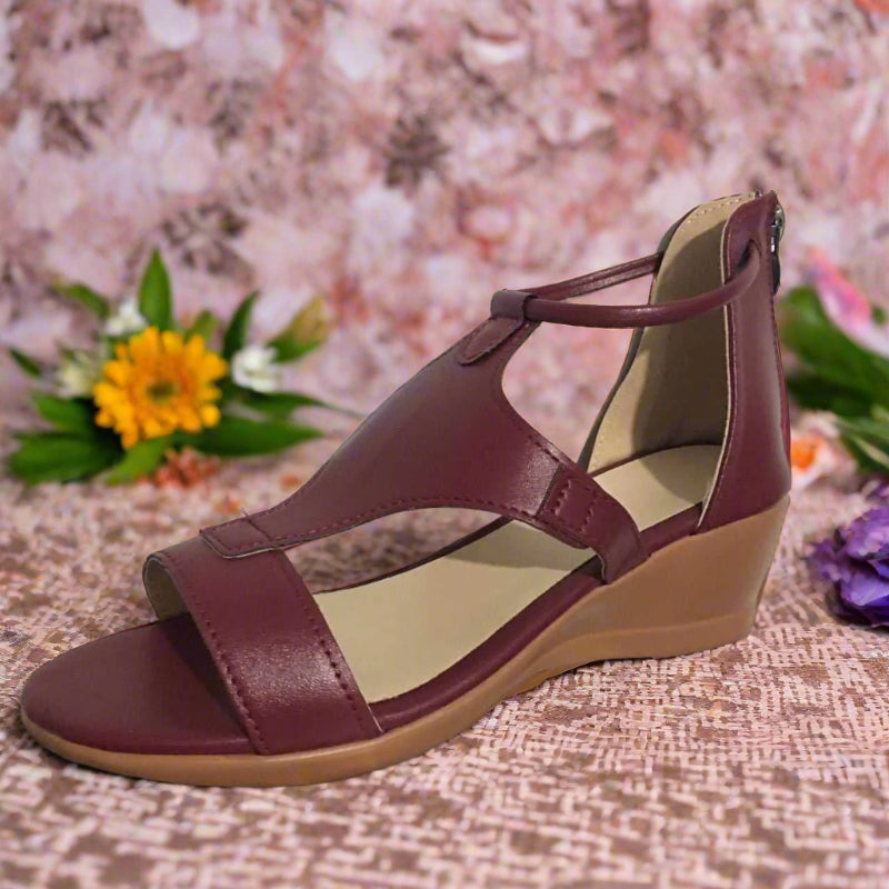 Bequeme Keilsandalen mit niedriger Plattform – Für entspanntes Gehen