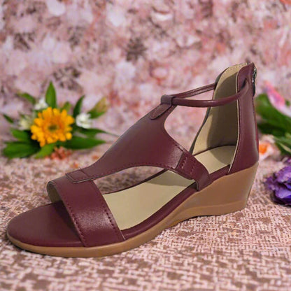 Bequeme Keilsandalen mit niedriger Plattform – Für entspanntes Gehen