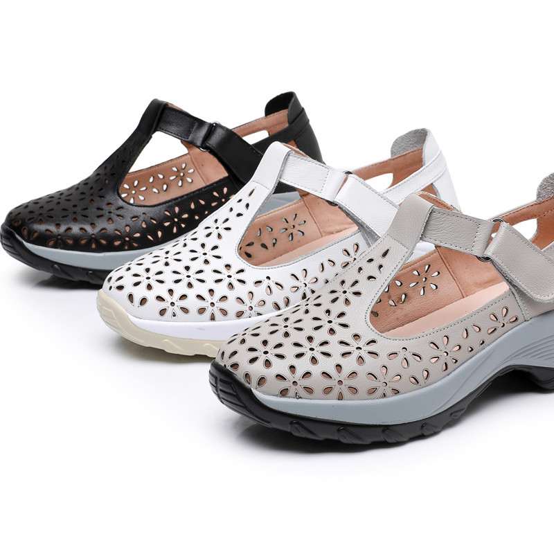 Atmungsaktive Komfortschuhe für Damen – Sneaker-Stil trifft Sandalenkomfort