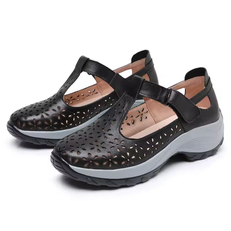 Atmungsaktive Komfortschuhe für Damen – Sneaker-Stil trifft Sandalenkomfort