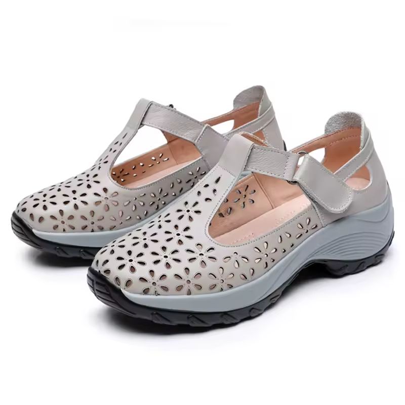 Atmungsaktive Komfortschuhe für Damen – Sneaker-Stil trifft Sandalenkomfort