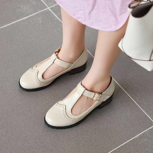 Elegante Oxford-Pumps im klassischen Stil – Zeitlos & stilvoll