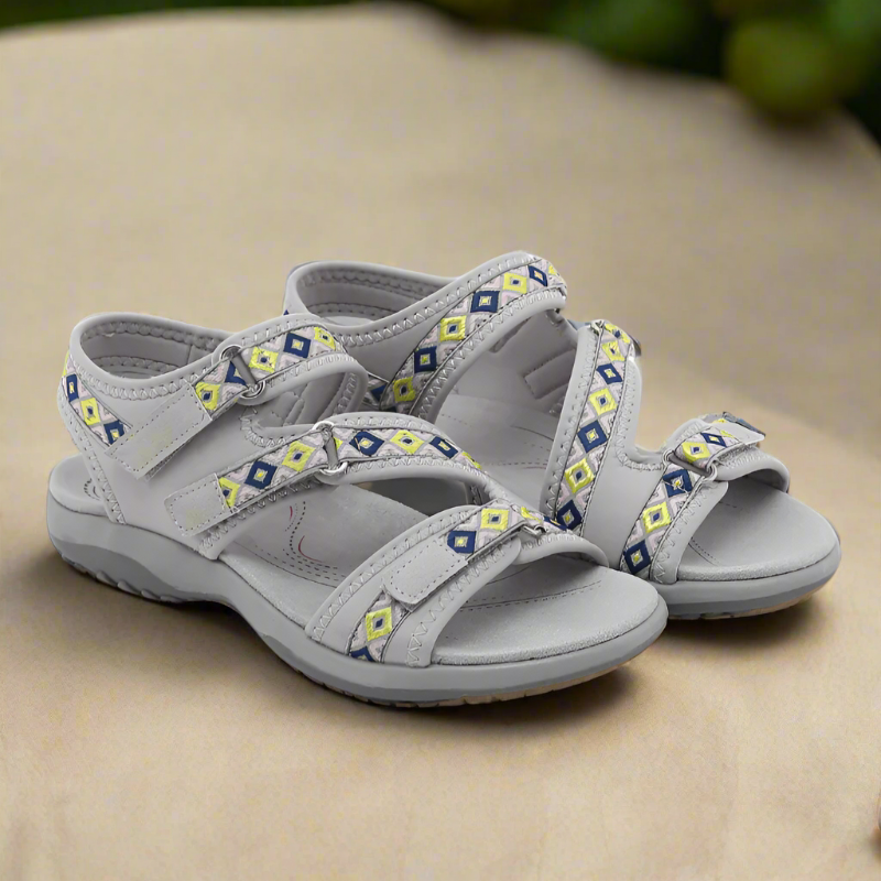 Bequeme Damen-Sandalen mit Fersenriemen – Ideal für längere Spaziergänge
