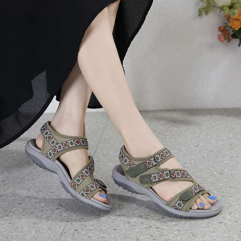 Bequeme Damen-Sandalen mit Fersenriemen – Ideal für längere Spaziergänge