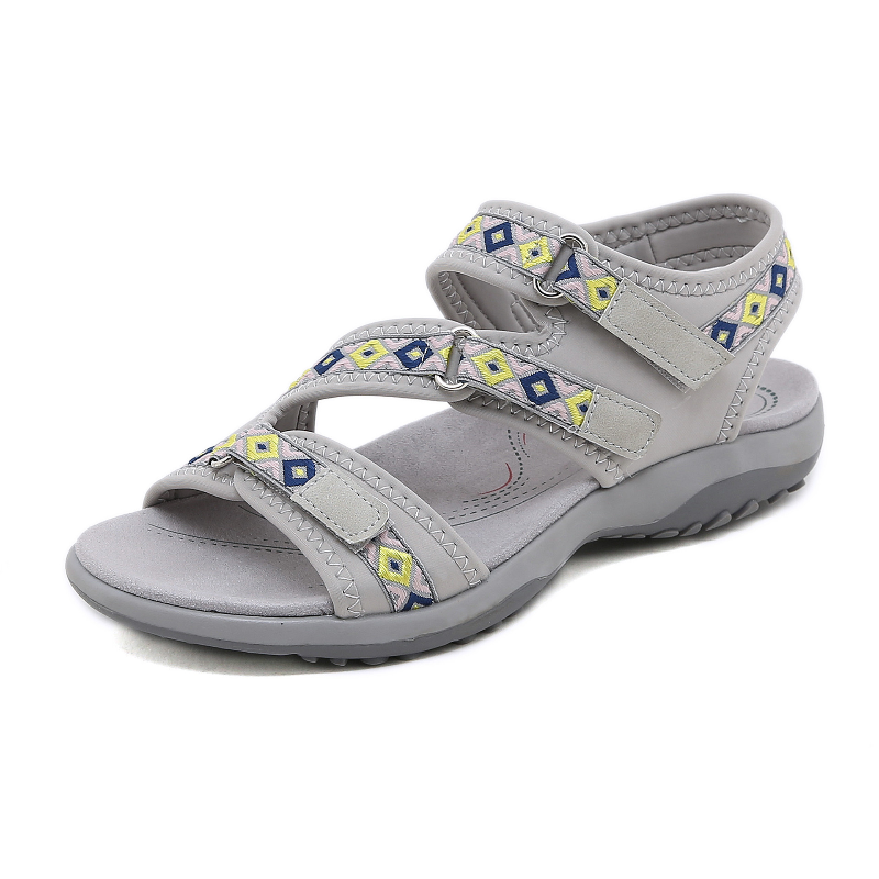 Bequeme Damen-Sandalen mit Fersenriemen – Ideal für längere Spaziergänge