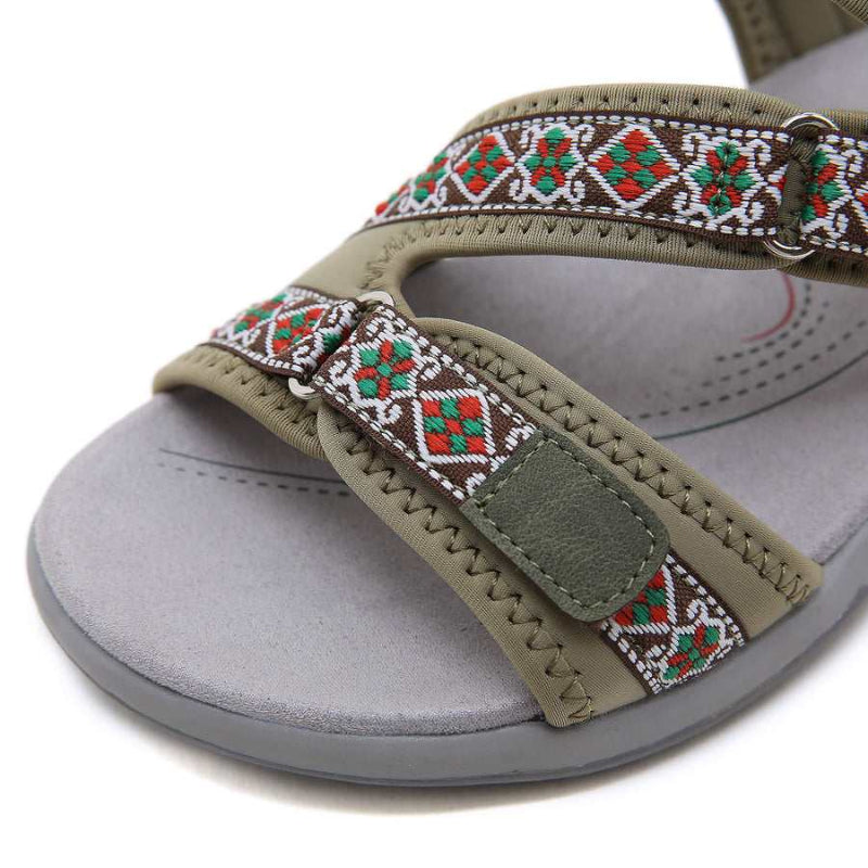 Bequeme Damen-Sandalen mit Fersenriemen – Ideal für längere Spaziergänge