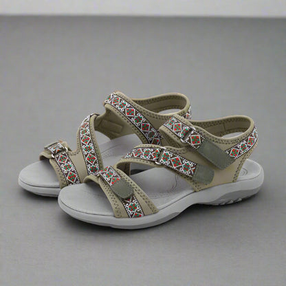 Bequeme Damen-Sandalen mit Fersenriemen – Ideal für längere Spaziergänge