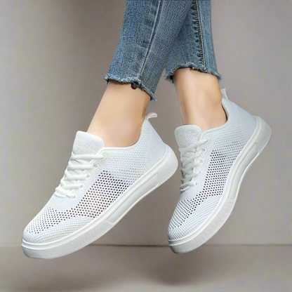 Atmungsaktive Sportschuhe aus Mesh mit Cut-Outs für die Freizeit