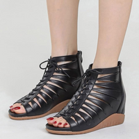 Elegante Keilsandaletten im Römerstil – Bequem bei Hallux