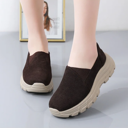 Orthopädische Damen Sneaker Mit Dicker Sohle