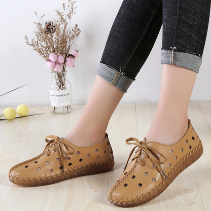 Bequeme orthopädische Low-Top-Schuhe mit flacher Sohle