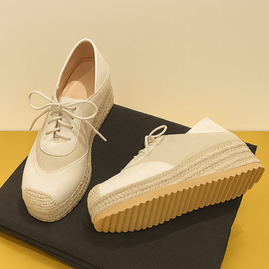 Orthopädische Damen-Sneaker im Espadrilles-Stil