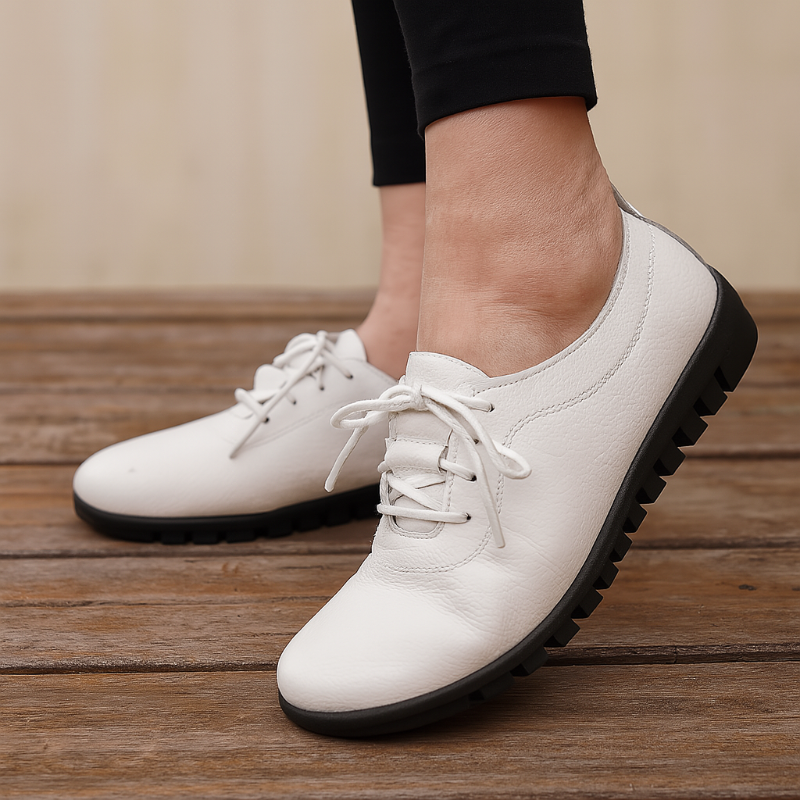 Weiche Freizeitschuhe aus echtem Leder für Damen