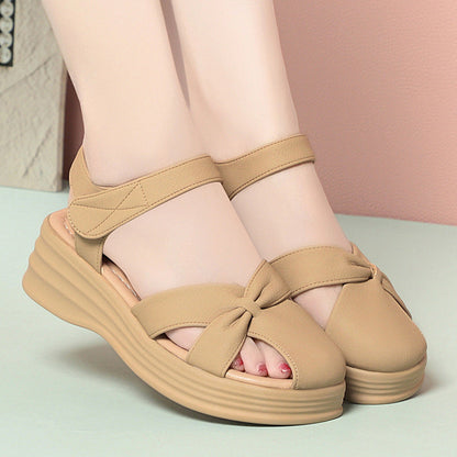 Leichte Keilsandalen Damen Fußgewölbeunterstützung Bequem