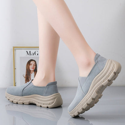 Orthopädische Damen Sneaker Mit Dicker Sohle