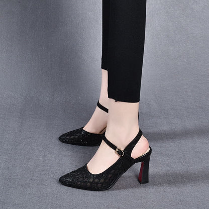 Damen-Absatzschuhe mit orthopädischer Sohle & modischen Riemchen