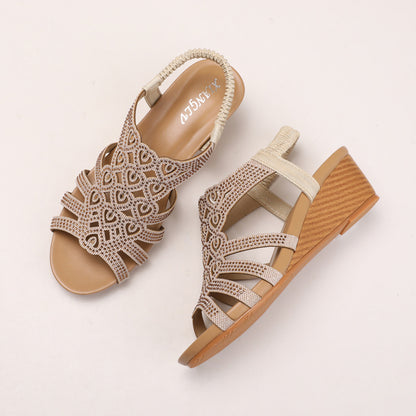 Orthopädische Gladiator Sandalen Damen Mit Komfortfußbett