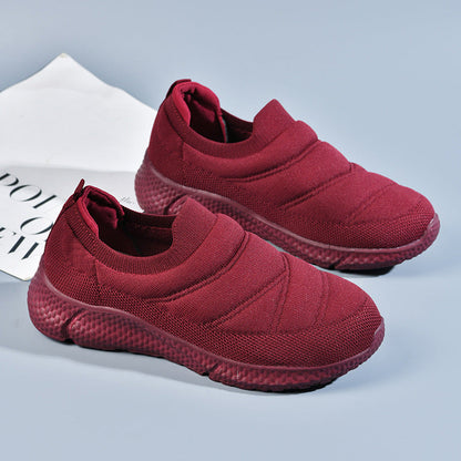Orthopädische Slip On Damenschuhe Dunkelblau Fußunterstützung