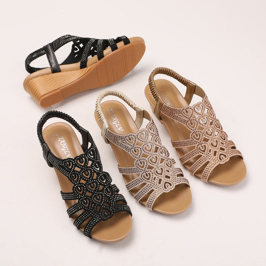 Orthopädische Gladiator Sandalen Damen Mit Komfortfußbett