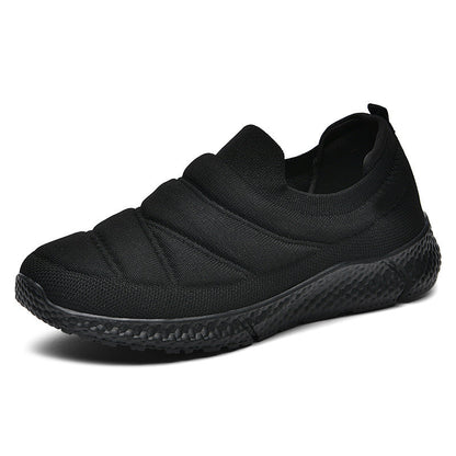 Orthopädische Slip On Damenschuhe Dunkelblau Fußunterstützung