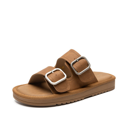 Bequeme Damensandalen Mit Verstellbaren Schnallenriemen