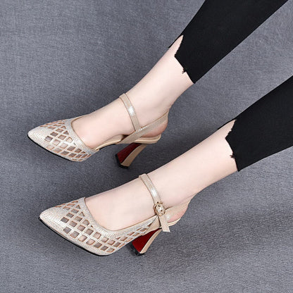 Damen-Absatzschuhe mit orthopädischer Sohle & modischen Riemchen