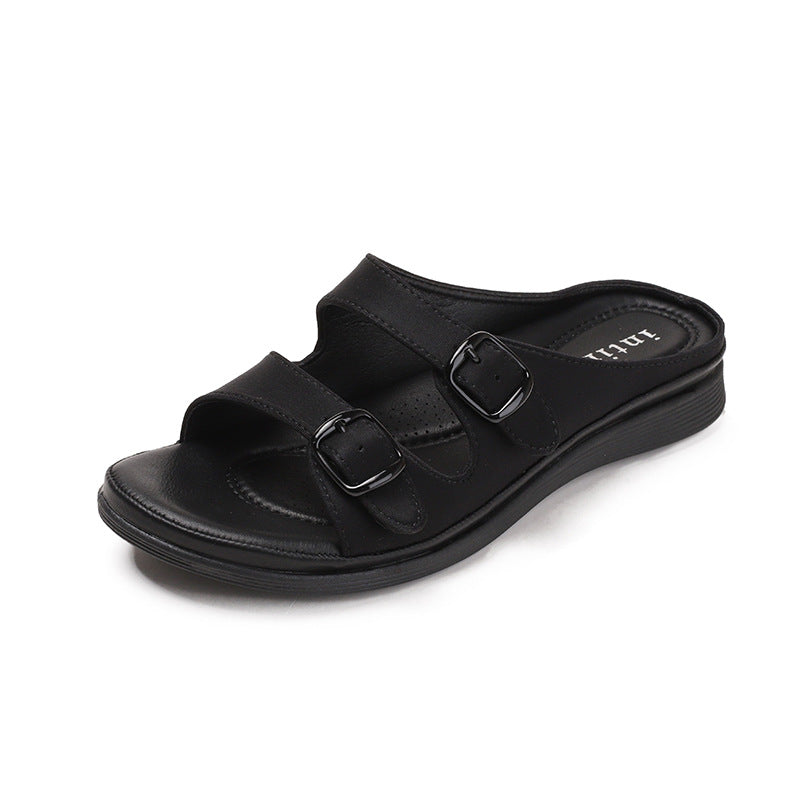 Weiche Sommer-Pantoletten für Damen