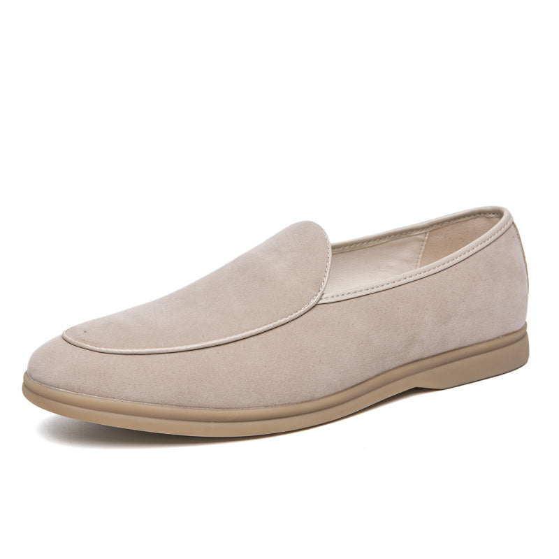 Slip-On-Loafer aus Wildleder mit gepolsterter Gummisohle