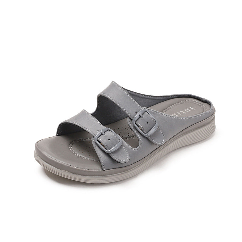 Weiche Sommer-Pantoletten für Damen