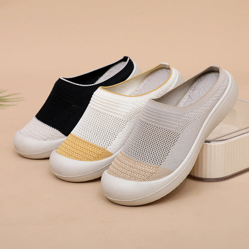 Women's mules breathable without pressure on the ball of the foot comfortable