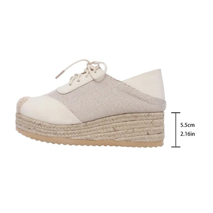 Orthopädische Damen-Sneaker im Espadrilles-Stil